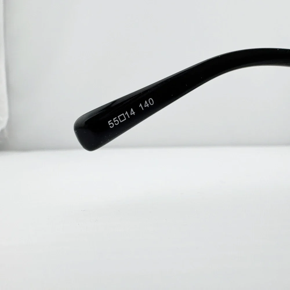 Alain Mikli Black Studded Slim‎ Oval Sunglasses Y2K Designer Eyewear
